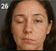Facial nerve weakness patient education visual
