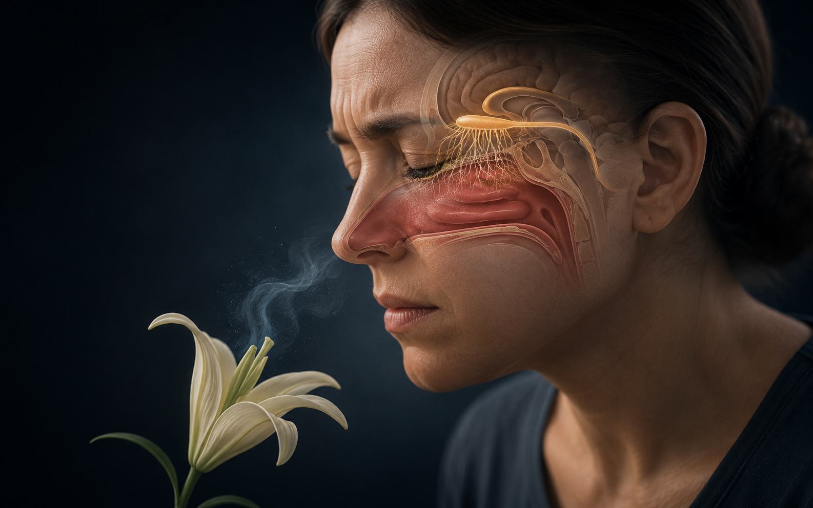 Smell loss patient education visual